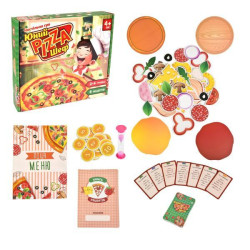 Настольная игра "Юный Pizza Шеф" на украинском языке, ТМ Стратег, Украина, арт: 30781S