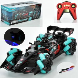 Машина 2.4G, р/у, 1:16, 30см, аккумулятор, USB зарядное, роликовые колеса, 4WD, небьющийся корпус в корр. 38*14,5*15см, ст.: YJ-094-1