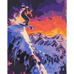 Картина по номерам Люди. Покоритель гор, 40х50см, в термопакете, Brushme (BS54104)