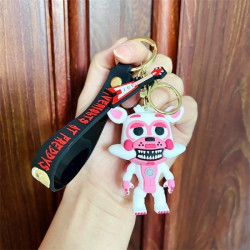 Брелок "Мангл" "Five Nights at Freddy's", силиконовый, с карабином, арт: B27