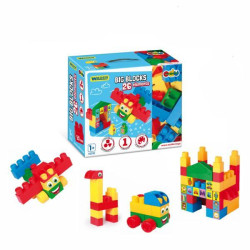 Конструктор "Big Blocks" 26 элементов, в корр. 29*25см, ТМ Wader, арт: 41591