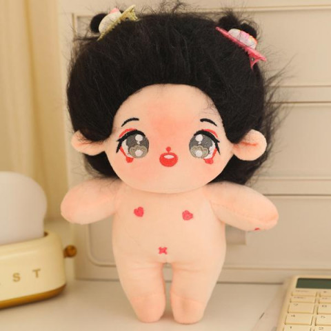 М'яка іграшка Чарівна Лялька чорне волосся, 20см, арт: KON-6