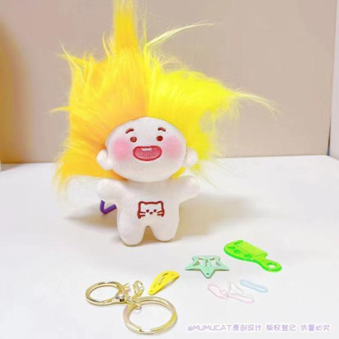 М'яка іграшка брелок лялька 