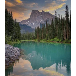 Алмазна мозаїка "Озеро серед гір" без підрамника, 35*45см, ТМ Dreamtoys, арт: S30035