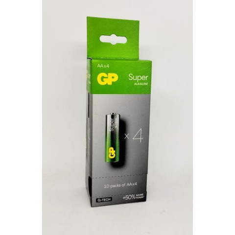 Батарейка GP Super Alkaline 1.5V (LR6) щелочная 15A21-DP40, ЦЕНА ЗА УП. 40ШТ, в корр. 15*5,5*5,5см, арт: 217210