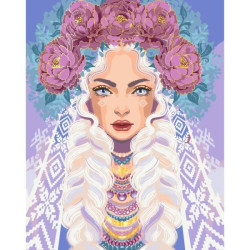 Картина по номерам Люди. Госпожа Пион, 40х50см, в термопакете, ART Craft (10127-AC)