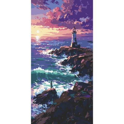 Картина по номерам Пейзаж. Волнующее море, 40х80см, в термопакете, ART Craft (11573-AC)