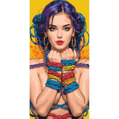 Картина за номерами Люди. Шибарі, 40х80см, в термопакеті, ART Craft (10138-AC)