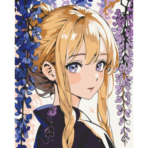 Картина за номерами Супергерої. Світловолоса дівчина, 40х50см, в термопакеті, ART Craft (16102-AC)