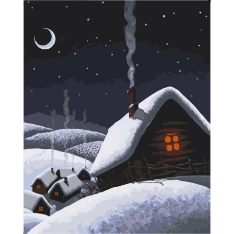 Картина за номерами Пейзаж. Вечори на хуторі, 40х50см, в термопакеті, ART Craft (10538-AC)
