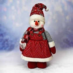 Фигура новогодняя "Снеговик , арт: M17285-A