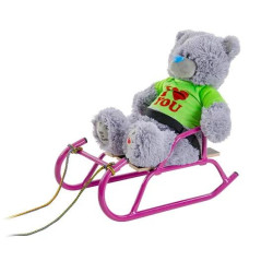 Санки игрушечные Овен (фуксия), пак. 2*23.50*22см, ТМ VITAN, Украина, арт: 2030038