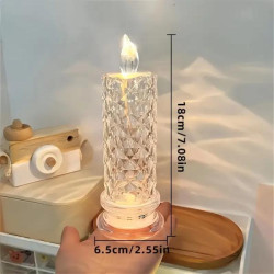 Свеча 18см LED, Романтический вечер, ЦЕНА ЗА 1ШТ, в кор. 18*7*7см., арт: TDN-1