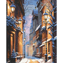 Картина за номерами Міста. Зимове місто, 40х50см, в термопакеті, ART Craft (11050-AC)