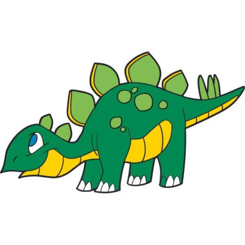 Картина за номерами Дитячі сюжети. Стегозаврик, 25х30см, в термопакеті, ART Craft (15057-AC)