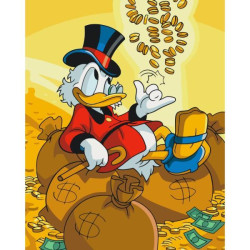 Картина за номерами Супергерої. Scrooge McDuck, 40х50см, в термопакеті, ART Craft (11576-AC)
