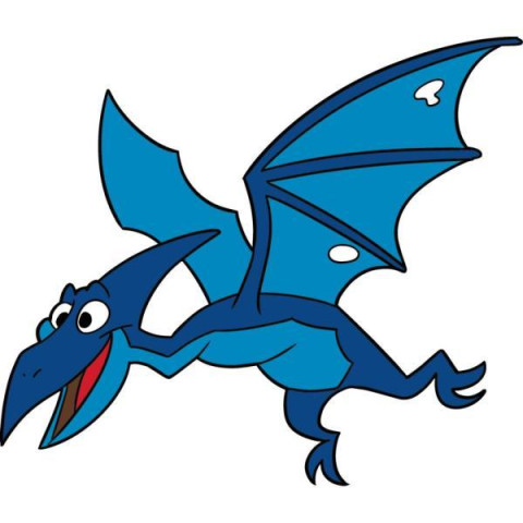 Картина за номерами Дитячі сюжети. Птерозаврик, 25х30см, в термопакеті, ART Craft (15056-AC)