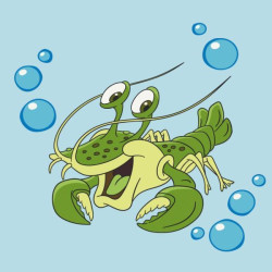 Картина за номерами Дитячі сюжети. Рак, 30х30см, в термопакеті, ART Craft (15096-AC)