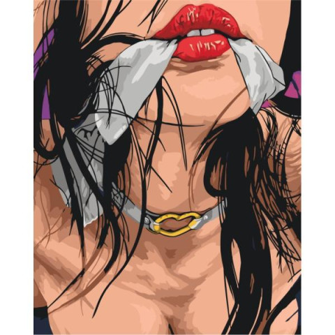 Картина за номерами Люди. Шовкова пристрасть, 40х50см, в термопакеті, ART Craft (10027-AC)