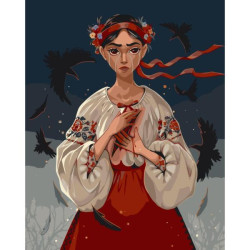 Картина за номерами Люди. Катерина, 40х50см, в термопакеті, ART Craft (10080-AC)