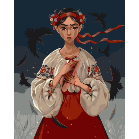 Картина по номерам Люди. Катерина, 40х50см, в термопакете, ART Craft (10080-AC)