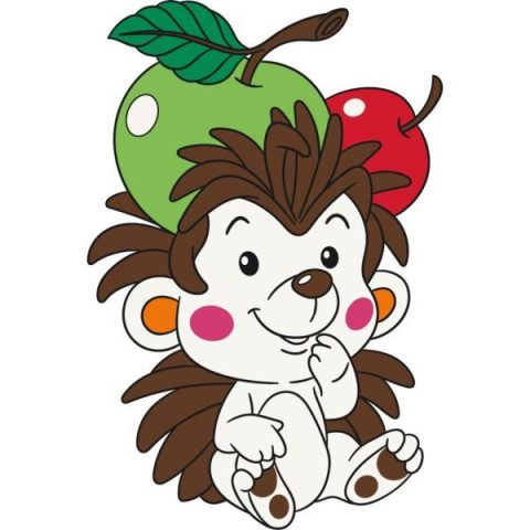 Картина за номерами Дитячі сюжети. Їжачок, 25х30см, в термопакеті, ART Craft (15080-AC)