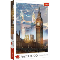 Пазлы 1000элм. "Лондон на рассвете", в корр. 40*27*6см, ТМ Trefl, Польша, арт: 10395