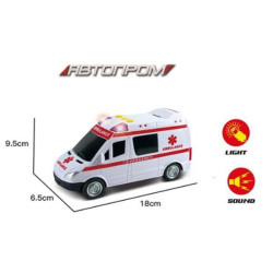 Машина АВТОПРОМ бат. світло., звук, в кор. 21*13*11см, ст: 7994