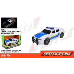 Машина АВТОПРОМ бат. світло., звук, в кор. 18*10,5*8,5см, ст: 7997