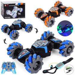 Машина р/в 2,4G, акумулятор, USB зар, 20см, світло, муз., управління жестами, 2 кольори, кор, 19,5 * 13 * 14см, арт: CV8818-100A