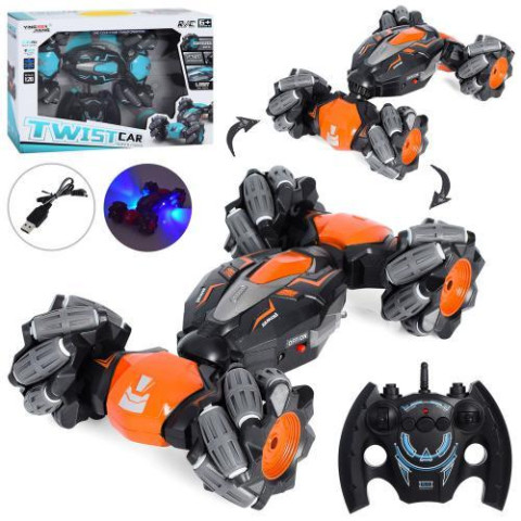 Машина р/в 2,4G, акумулятор, 26см, 1:20, трюкова, USBзар, 2 кольори, в кор. 37*25*8,5см, ст.: YJ-059-1