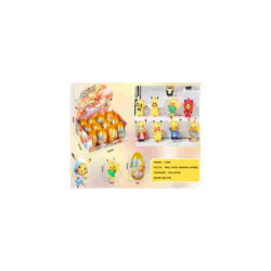 Игрушка яйце с сюрпризом Покемон с брелоком, 10см, арт: YL7061