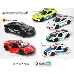 Машина мет. АВТОПРОМ 1:43, откр.двери, в кор.12*7*5см, арт: AP4384