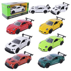 Машина мет. АВТОПРОМ 1:43, 6 кольорів, відкр.двері, в кор. 13,5*6,5*5,5см, арт: AP4391