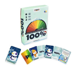 Настольная игра 100% развлекательная на русском языке, в кор. 14*10*3см, ТМ Стратег, Украина, арт: 30802S