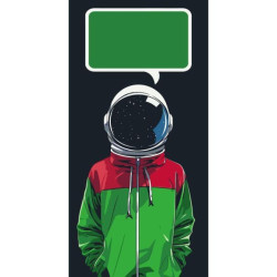 Картина за номерами Люди. Космонавт, листівка, 40х80см, в термопакеті, ART Craft (16116-AC)