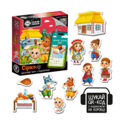 Магнитный театр с аудиосказкой Сказочные голоса "Сырко", ТМ Vladi Toys, Украина, арт: VT3206-33