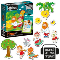 Магнитный театр с аудиосказкой Сказочные голоса "Репка", ТМ Vladi Toys, Украина, арт: VT3206-40