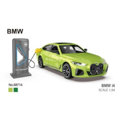 Машина (електро) мет. АВТОПРОМ 1:34 BMW I4 M50, бат., світло, звук, відкр.двері, капот, багаж., кор., арт: 68714