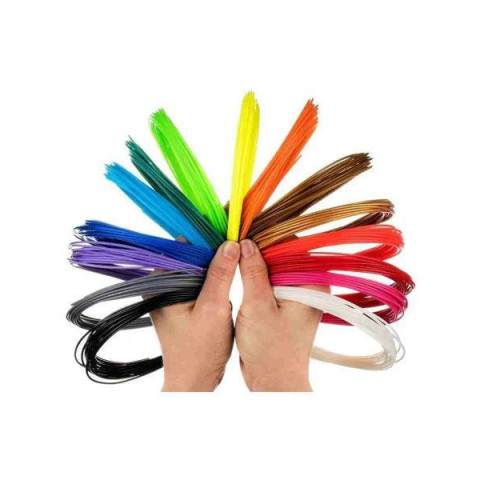 Пластик PLA для ЗD ручек 1,75 мм, 10 метров, в пак. 20*11см