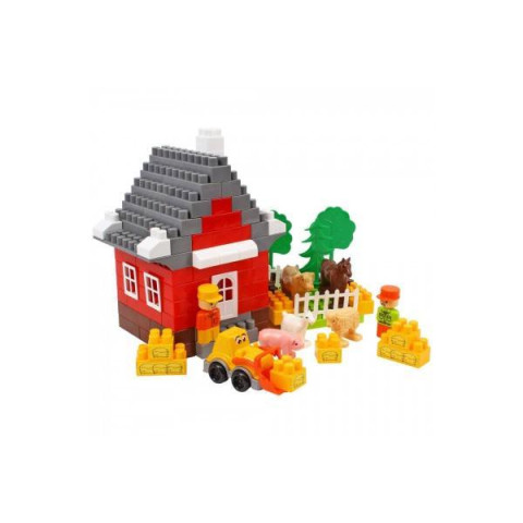 Конструктор Веселая ферма, 130 дет, в пак. 38*20см, ТМ Технок, Украина