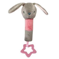 Брязкальце-пищалка Кролик, на планш. 22*12см, ТМ Tulilo, Польща арт: 9359