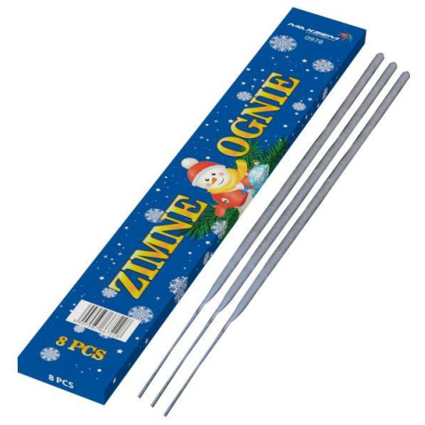Бенгальские огни 25см 60с 8шт. в кор. 26*4*0,5см
