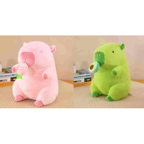 М'які іграшки Капібари з морквою та авокадо 30см арт: ZB-324