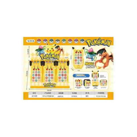 Игрушка мобильный телефон Покемон, 14*8см