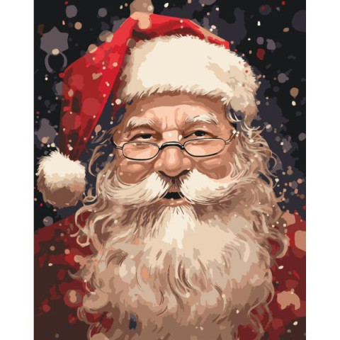 Картина за номерами "Чарівний Санта" 40*50см, термопакет, ТМ ART Craft, Україна арт: 10150-AC