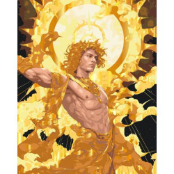 Картина по номерам "Повелитель света" 40*50см с металлизированными красками, термопакет, ТМ ART Craft, Украина