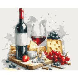 Картина по номерам "Гармония вкусов" 40*50см, термопакет, ТМ ART Craft, Украина