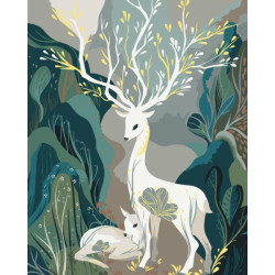 Картина по номерам "Сказочные олени" 40*50см, термопакет, ТМ ART Craft, Украина