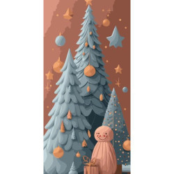 Картина по номерам "Сказочные елки" 40*80см, термопакет, ТМ ART Craft, Украина